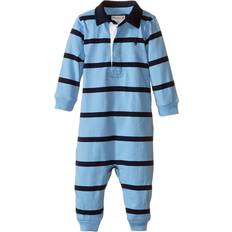 Blue Jumpsuits Children's Clothing Polo Ralph Lauren Baby Boy's Cotton Rugby Coverall - Light Blue