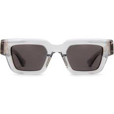 Solglasögon Bottega Veneta Unisex BV1230S Solglasögon Acetat Kristall - Grå Fyrkantig