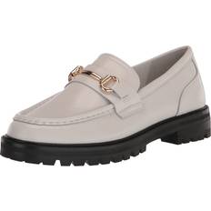 Steve Madden Low Shoes Steve Madden Mistor Leather Loafers White