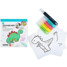 Enhjørninger Klistremerker Comansi Sticker Art Basic Dinosaur Create Your Own 3D Stickers