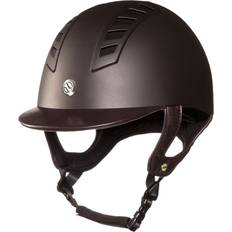 Back On Track Ridehjelme Back On Track Casco de Equitación Carcasa Lisa EQ3 MIPS, Brown