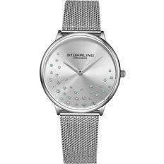 Stührling Womens Silver Symphony 38mm One Size