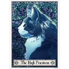 Red Posters Deadly Tarot The High Priestess Felis Poster