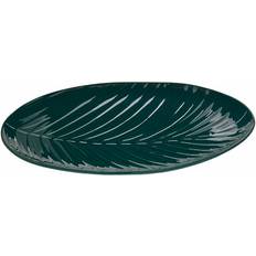 Green Serving Dishes Premier Housewares BALI DARK GREEN Serving Dish