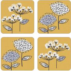 Coasters on sale Cooksmart Pack of 4 Retro Meadow Coaster