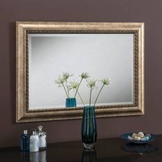 Three Posts Decorative Champagne 119x94cm Wall Mirror