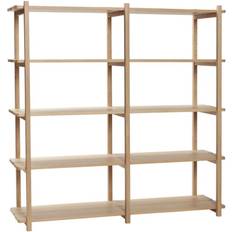 Hübsch Shelves Hübsch Mason Double Book Shelf