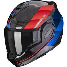 Scorpion EXO-Tech Evo Carbon Helmet - Black/Blue/Red