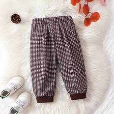 Shein Baby Girl Allover Print Sweatpants