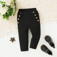 Shein Baby Girl Button Detail Pants