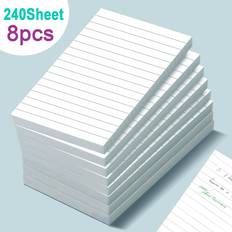 White Sticky Notes Shein Line Memo Pads Self-Adhesive Sticky Notes 30 Sheets