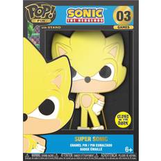 Toys Sonic the Hedgehog Funko Pop! Pin: Super Glow in Dark