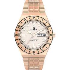 Timex rose gold womens analogue q reissue tw2u95700