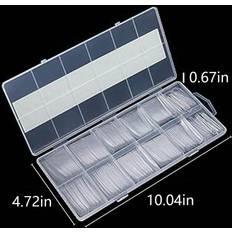 Shein 240Pcs Long Acrylic Fake Nail Tips