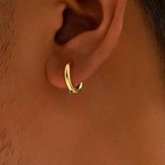 Men Earrings Shein Stainless Steel Gold Plated Mini Earring For Men