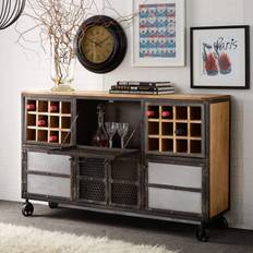 Black Liquor Cabinets Home Source Evie Distressed Liquor Cabinet