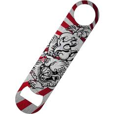 Acciaio Apriscatole Unorthodox Collective Komainu Bottle Opener - Rosso/Bianco/Multicolore Apriscatole