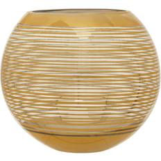 Gold Vases Premier Housewares PH Raya Large Rounded Stripe Vase