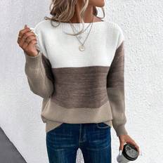 Shein Color Block Drop Shoulder Sweater