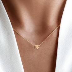 Shein Women Necklaces Shein 1pcs New Fashion Stainless Steel Zodiac O-chain Necklace Women For Birthday