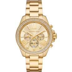 Michael Kors Women Wrist Watches Michael Kors Michael Kors Wren Chronograph Gold-Tone Bracelet Model: MK7428