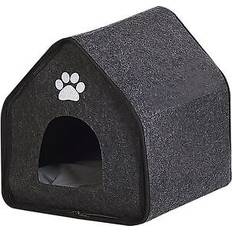 Beliani dog house indoor felt pet bed jangi