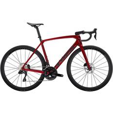 Herr - Kolfiber - Racercyklar Landsvägscyklar Trek Emonda SL 6 2024 - Crimson Herrcykel