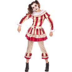 Women's Carnival Clown Halloween Circus Costume