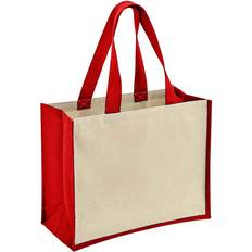 Cheap Women Totes & Shopping Bags Bullet Varai Canvas Jute Shopping Tote Bag