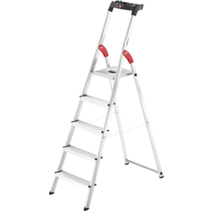 Hailo L60 Aluminum Step Ladder Silver