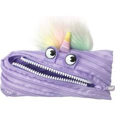 Pencil Case ZIPIT Unicorn Pencil Case for Girls Cute Pencil Pouch for Kids Purple Unicorn