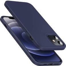 ESR ESR Premium Silicone Designed for iPhone 12 Case and iPhone 12 Pro Case [Liquid Silicone] [Soft Touch Gel Rubber] [Full Body Shockproof Protection] [Microfiber Lining] 2020 6.1 Blue