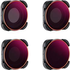 K&F Concept K&F Concept 4-Pack ND/PL Lens Filter ND8/PL ND16/PL ND32/PL ND64/PL Compatible for GoPro Hero11 /Hero10 /Hero 9 Black, ND & CPL 2-in-1 Lens Filter Kit Protector for Go Pro 11/10/9 Accessories
