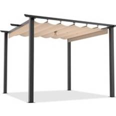 Rattantree 3x3M Outdoor Retractable Pergola with Canopy Gazebo