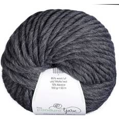 Garn Chunky Wool 100g antracit