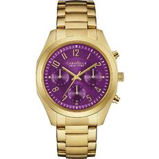 Ure Bulova 44L200 Caravelle Lilla/Gul guldtonet Ø36 mm