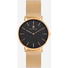 Black Oak Klockor Black Oak Gerardii damklocka guld/svart, 33 mm