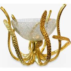 Culinary Concepts Mini Octopus Stand Crackle Serving Bowl