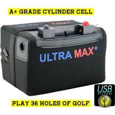 Ultramax li22-12, 12v 22ah li-ion battery replaces npc17-12, yc20-12, tev12180