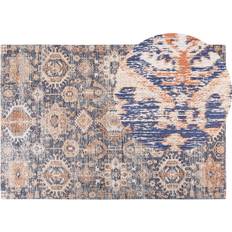 Carpets & Rugs Beliani Cotton Area Rug Blue