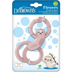 Dr. Brown's Nappar & Bitleksaker Dr. Brown's Silikon Sengångare Bitring Pink