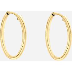 Our Legacy Smycken Our Legacy Örhängen 9k guld rörformade hoops mm