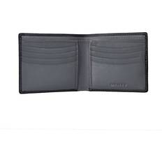 Dents Smooth Nappa Leather Billfold Wallet With Rfid Blocking In Black/slate One