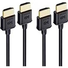 Cable Matters Matters 2-pack ultratunn HDMI-kabel ultratunn HDMI-kabel 4K-klassad