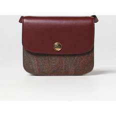 Røde Skuldervesker Etro Essential bag in fabric coated with Paisley jacquard Burgundy OS