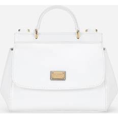 Dolce & Gabbana Patent Leather Mini Sicily Bag Woman Accessories White Leather Onesize