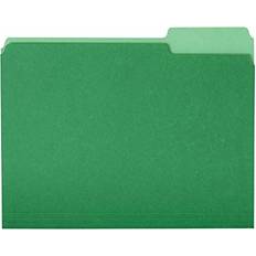 Amazon Basics File Folders Letter Size 1/3 Cut Tab 36-Pack Bright Green