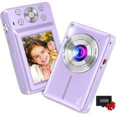 Nsoela Digital Camera,Kids Camera with 32GB Card,Nsoela FHD 1080P 44MP Compact Vlogging Camera,Point and Shoot Camera 16X Digital Zoom, Portable Mini Kids Camera for Teens Students