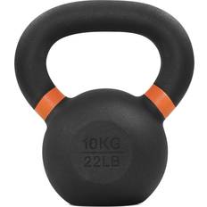 Yes4All Yes4All Powder Coat Kettlebell Weights with Wide Handles & Flat Bottoms – 10kg/22lbs Cast Iron Kettlebells for Strength, Conditioning & Cross-Training