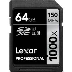 LEXAR Lexar Professional 1000x 64GB SDXC UHS-II Card